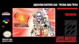 RYO SAKAZAKY FATAL FURY SPECIAL DESBLOQUEADO (ROM HACK) SUPER NINTENDO AQUI SEMPRE NOVIDADE NO CANAL