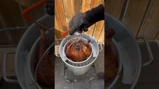 Smoked and fried Cajun turkey