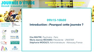 Introduction :  Pourquoi cette journée ? - #MAP2022