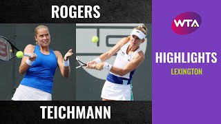 Shelby Rogers vs. Jil Teichmann | 2020 Lexington Semifinal | WTA Highlights