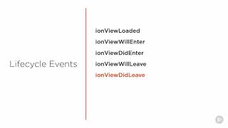 Ionic tutorials 2 27 Lifecycle Events Overview
