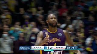 Chris Johnson 12 Points Highlights Vs BESIKTAS ICRYPEX By @Hapoel Holon ...