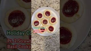 Pt. 2 Strawberry and Basil Cookies #holidaycooking #christmas #epl #prem