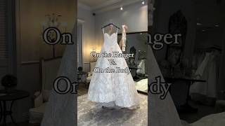 On the Hanger Vs. On the Body in NEW Ines Di Santo Bridal!