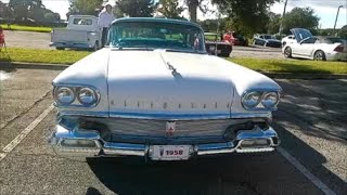 1958 Olds 98 Holiday WhtTurq Sanford1106215897