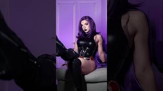 Raven Teen Titans cosplay transition, something about you