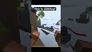 Slide hop the easy way! #krunker