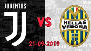 Juventus vs hellas verona 21/09/2019