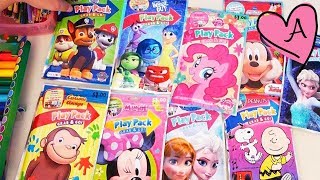Dibujos de colorear para niñas y niños Patrulla Canina, Frozen, Mickey y Minnie - Juguetes con Andre