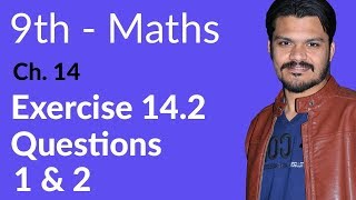 9th Class Math, Ch 14, lec 1, Exercise 14.2 Question no 1 \u0026 2 - Matric part 1 Math