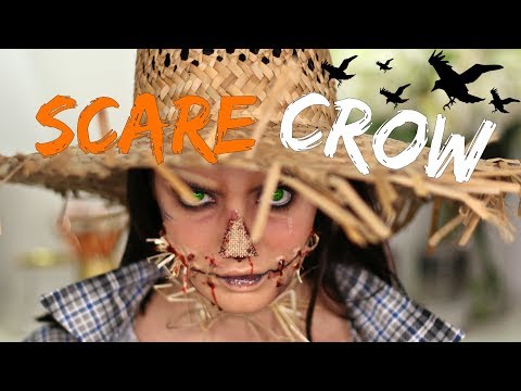 Creepy Scarecrow Halloween Makeup Tutorial! DIY Costume Creepy Scarecrow Halloween Makeup Tutorial! DIY Costume