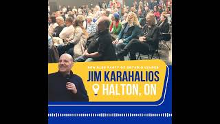 Jim Speaks in Halton, Ontario