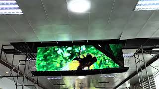 ONUMEN Smart series foldable hanging indoor LED displays#ledfoldingscreen #leddisplayscreen