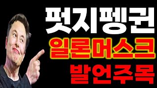 펏지펭귄, 일론머스크 발언주목