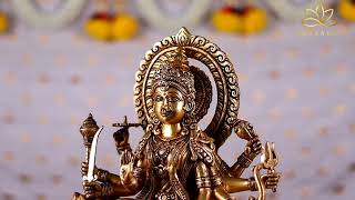 Brass durga idol from devsabha