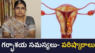 Uterine Problems Symptoms Causes Diagnosis and Treatment | గర్భాశయ సమస్యలు- పరిష్కారాలు