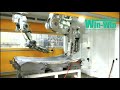 robotic waterjet cutting of automotive headliners