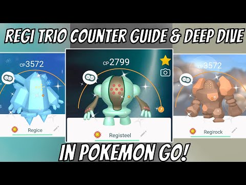 Registeel, Regice, & Regirock Raid Counter Guide and Deep Dive in Pokemon GO!