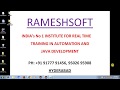 How to sort elements in ascending order without using predefined methods||Rameshsoft