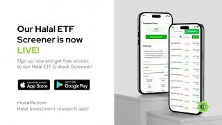 Musaffa proprietary Halal ETF Screener is now LIVE! (Certified by shariah advisors)