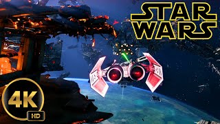 🤯 Mind-Blowing Starfighter Assault Gameplay in 4K! 🚀 Death Star Debris Explodes in Star Wars