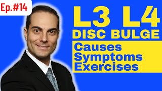 Ep14. L3-L4 Disc Herniation: Causes, Symptoms, Treatment \u0026 Exercises | Dr. Walter Salubro