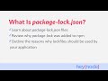 What Is package-lock.json?