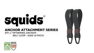 The Squids 3171 Anchor Strap Threads through Belts to Create an Attachment Point for Tool Tethering