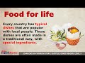 Food for life | Learn English through story level 1 | Subtitles