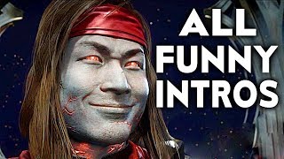 MORTAL KOMBAT 11 ALL Funniest Intro Dialogues MK11 Funny Intros Character Banter Interaction Part 2