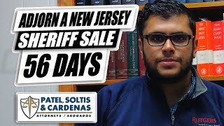 How to get a NJ Sheriff Sale Adjourned for 56 days. New Jersey Sheriff Sale Borrower Rights