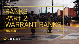 Army 101: Ranks: Warrant Officers | U.S. Army