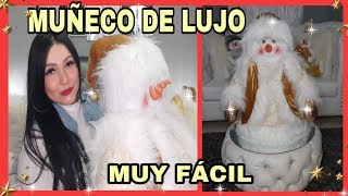 DIY DE LUJO/ MUÑECO DE NIEVE GLAMUROSO/COMO SACAR MOLDES