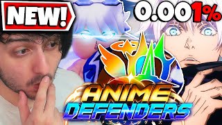 I Made Secret Gojo OVERPOWERED in Anime Defenders Roblox