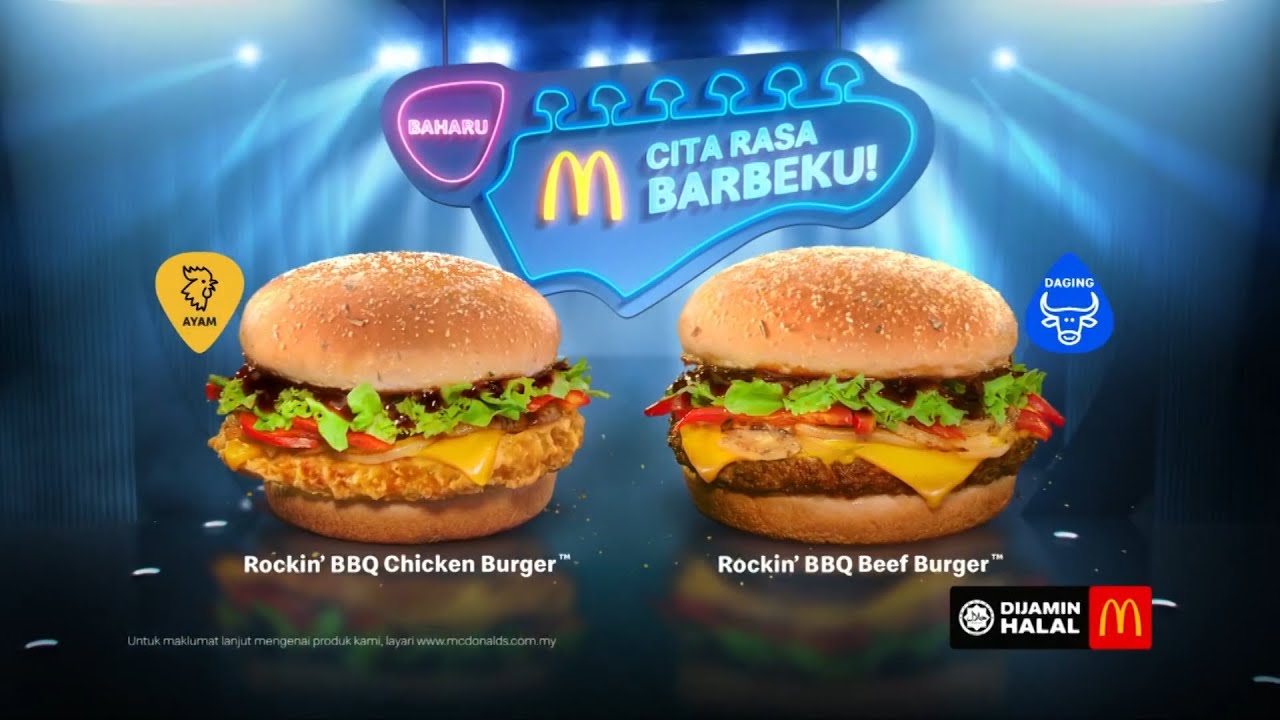 Iklan Burger McD [Cita Rasa Barbeku] (2021) - YouTube