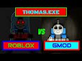 Thomas.exe COMPARISON | KZ-Tunnel ROBLOX vs GARRY'S MOD