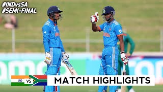 India vs South Africa Under 19 World Cup 2024 Semi Final Highlights 2024 | IND vs SA Highlights