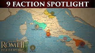 Total War: ROME 2 - The 9 Factions of Rise of the Republic