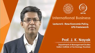 Lecture 06: New Economic Policy, LPG Framework