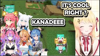 [Otonose Kanade] When Kanade Brag About Her New Bone Horse In Minecraft [Minecraft]