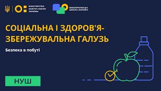 Соціальна і здоров'язбережувальна галузь. Безпека в побуті