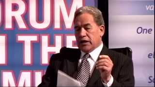 Winston Peters interviewed by Bob McCoskrie - Forum on the Family 2014
