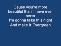 westlife evergreen lyrics