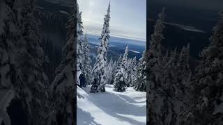 Skiing on big mtn in Montana #ski #montana #mountains #skicolorado #skivillage #skilodge #skitown