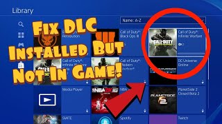 How to Fix PS4 DLC Installed But Not In Game (Easy Fix!)