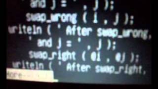 Pascal Program with pointers