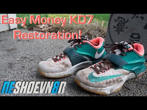 How To Clean KD7's With Reshoevn8r! Easy Money KDVII Restoration! How To Clean KD7's With Reshoevn8r! Easy Money KDVII Restoration!