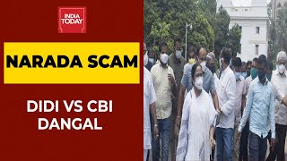 Narada Scam: TMC Workers Pelt Stones Outside CBI Office In Kolkata Over Arrest Of 2 Ministers