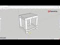 70. SketchUp tutorials for beginners - part 5: hide and unhide