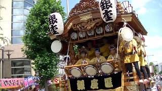 熊谷うちわ祭、平成29年7月21日、巡行祭1